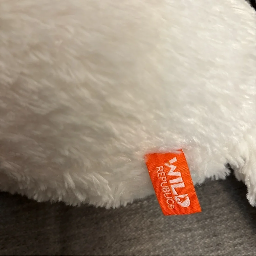 Wild Republic White Seal Plush Stuffed Animal 12”